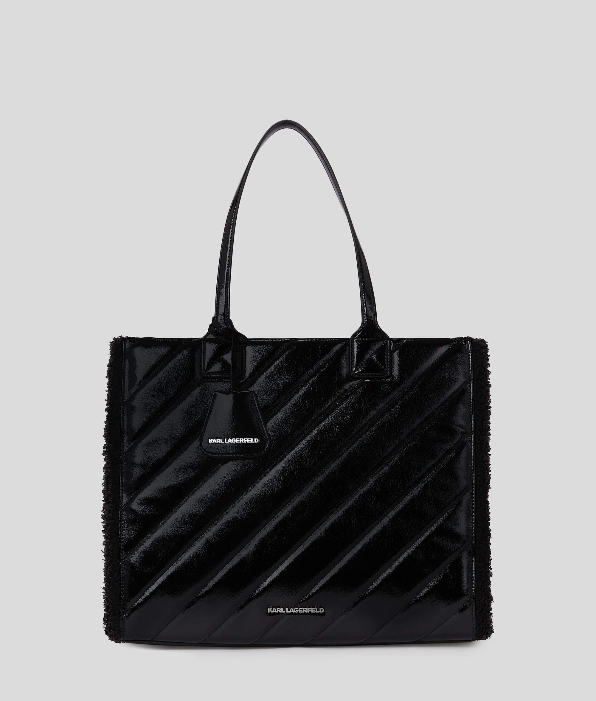 (image for) Secure K/SKUARE LARGE SHEARLING TOTE BAG